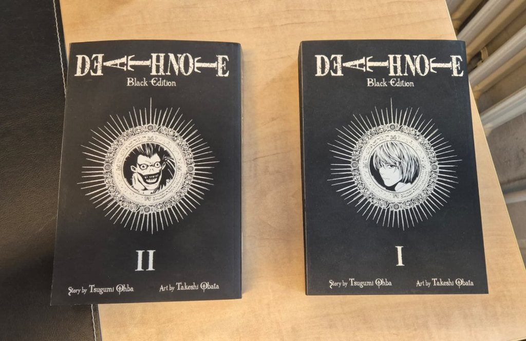 Death Note Black Edition Deel 1 & 2, Boeken, Eén stripboek, Ophalen of Verzenden, Zo goed als nieuw