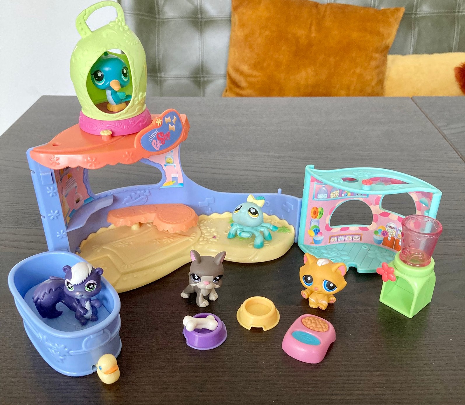 Leuk setje Littlest Pet Shop met 5 figuren, Ophalen of Verzenden, Gebruikt