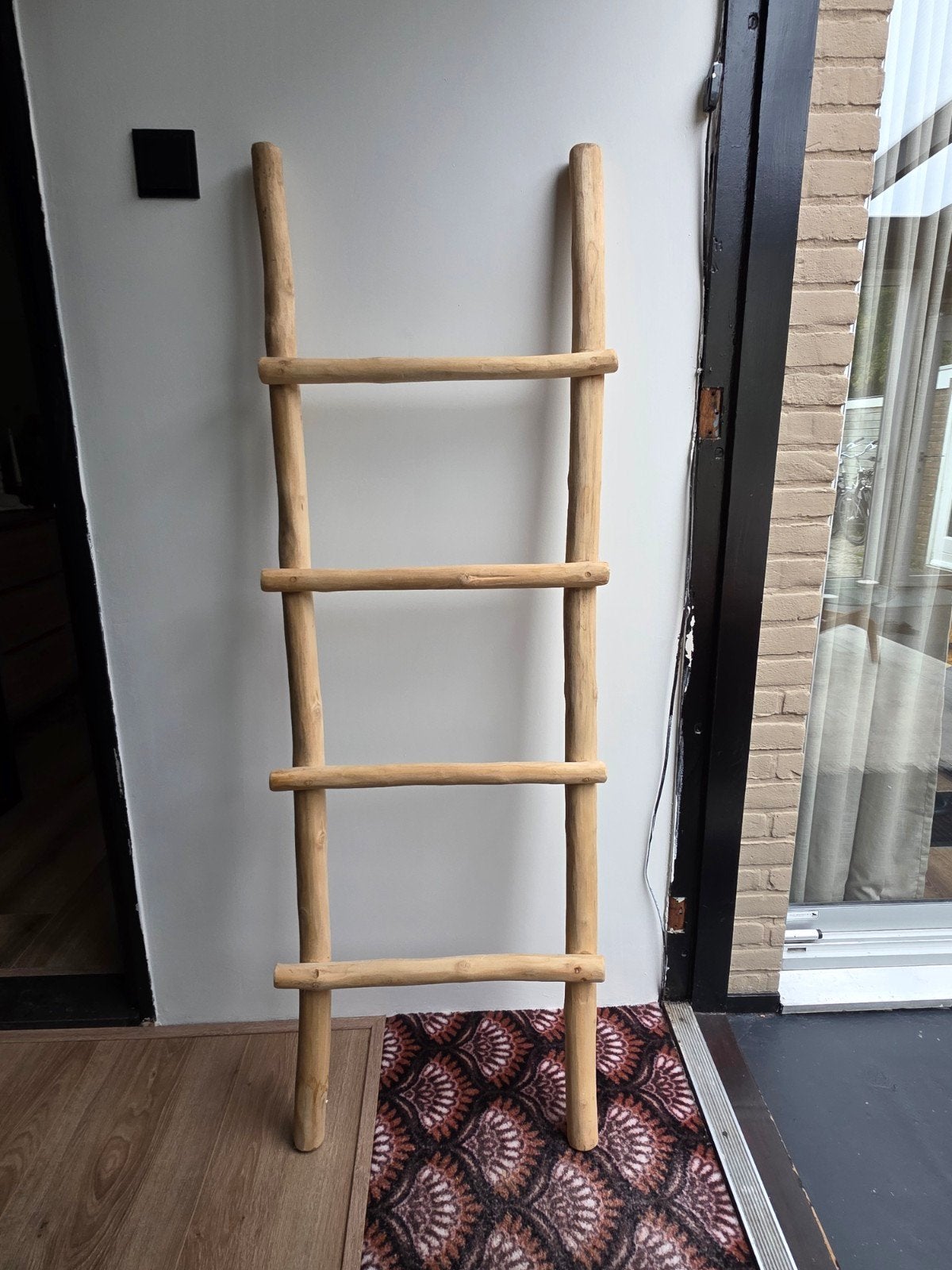 Houten deco ladder 150 x 50 cm, Huis en Inrichting, Ophalen, Zo goed als nieuw, Hout