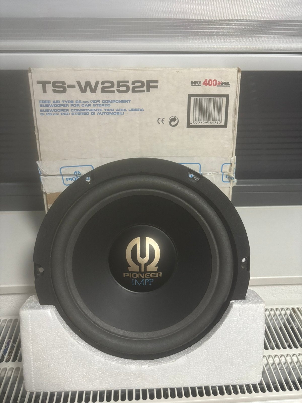 Pıoneer Ts-W252F 25 Cm Nıeuw Subwoofer, Auto diversen, Ophalen of Verzenden, Nieuw
