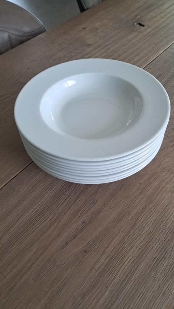 Kahla diepe borden - Set van 9, Huis en Inrichting, Keuken | Servies, Ophalen, Zo goed als nieuw, Bord(en), Effen