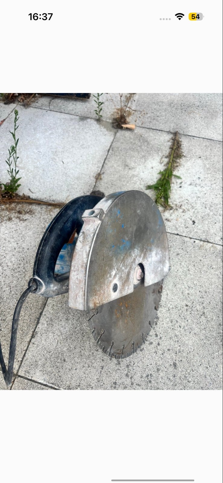 Makita 350 diamant zaag water gekoeld 1 jaar oud, Gebruikt, Cirkelzaag, 70 mm of meer, Ophalen of Verzenden
