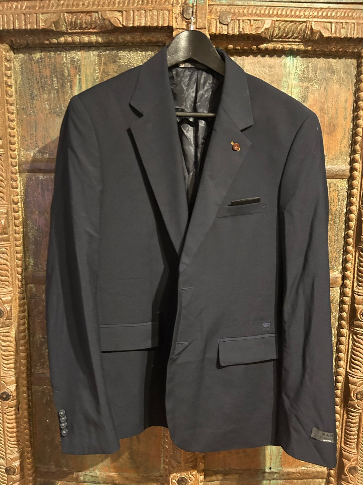 G-Star RAW Correct Line Blazer Maat M, Ophalen of Verzenden, Zo goed als nieuw, Maat 48/50 (M), Blauw