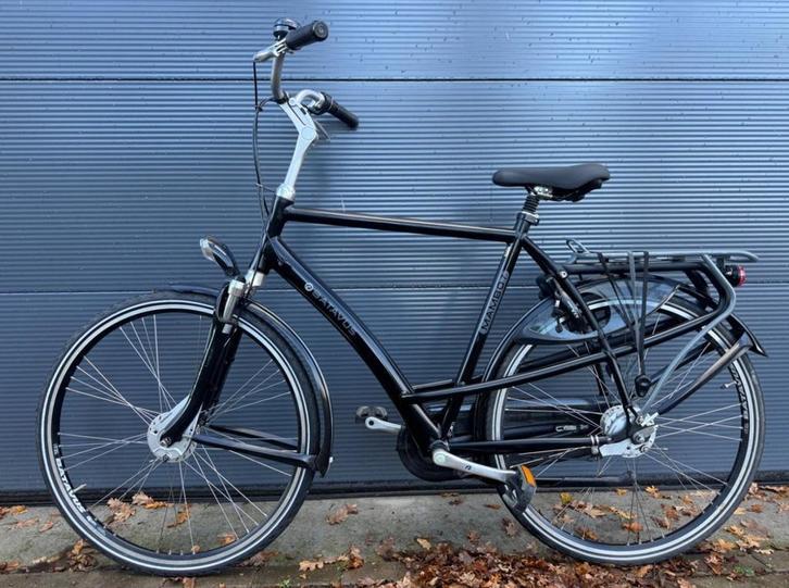 Batavus Mambo 7 Heren Zwart 61cm, Fietsen en Brommers, Fietsen | Heren | Herenfietsen, -, Versnellingen, Batavus, Ophalen of Verzenden