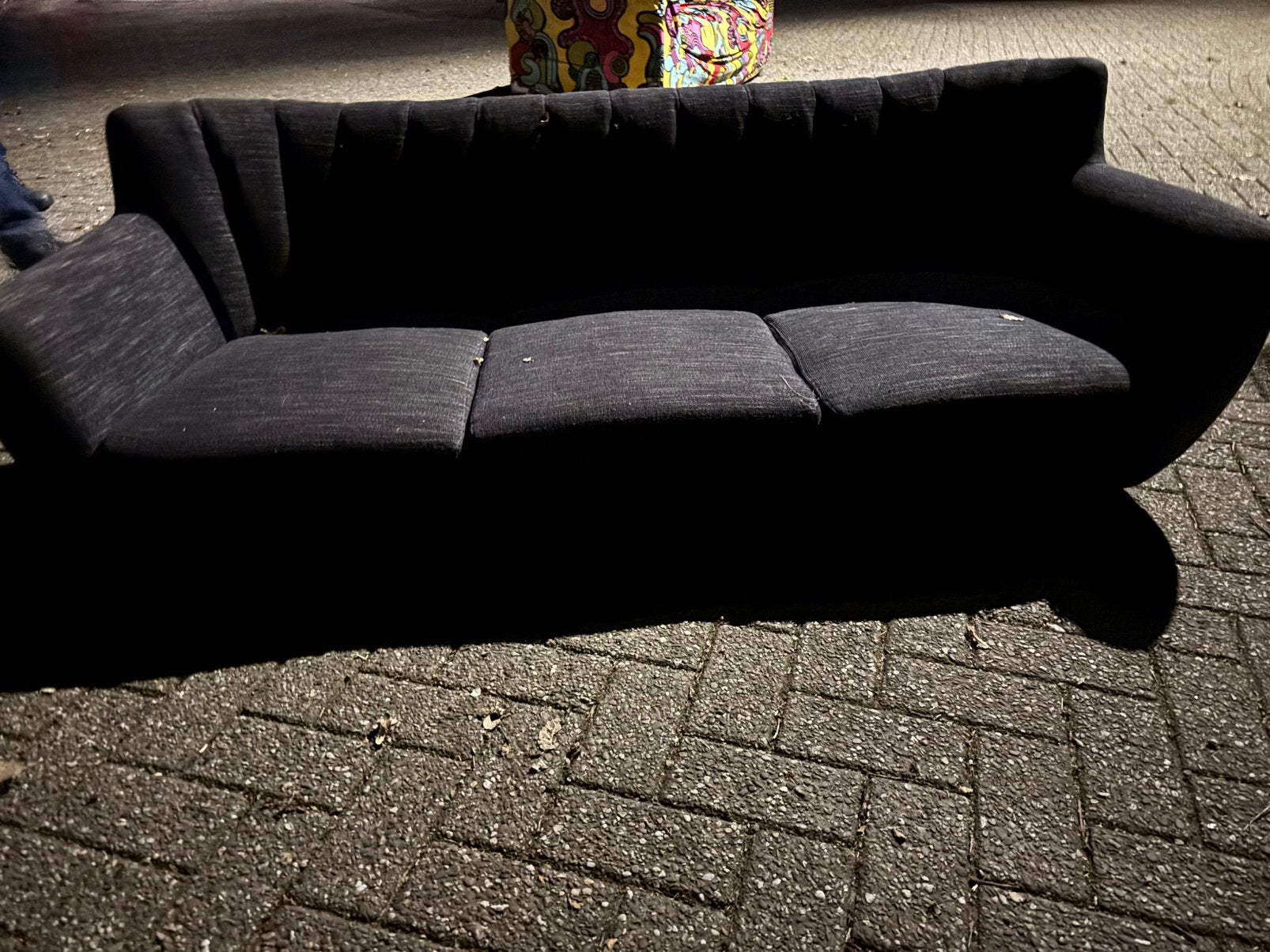 Gratis bank, Huis en Inrichting, Ophalen, Zo goed als nieuw, Minder dan 150 cm