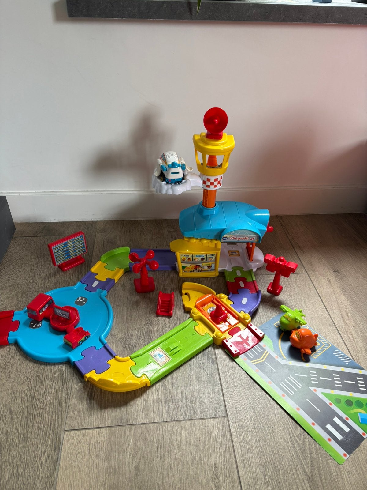 VTech Toet Toet Auto's Vliegveld Speelset, Ophalen of Verzenden, Gebruikt