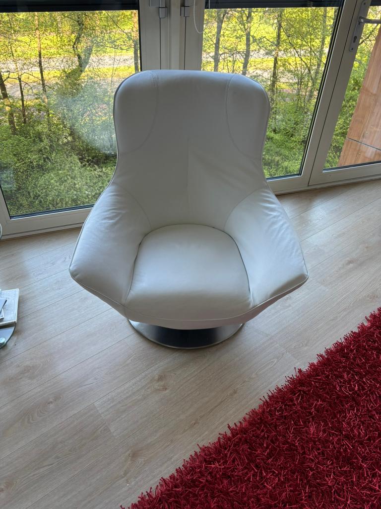 Goossens design draaistoel/fauteuil, Huis en Inrichting, Fauteuils, Ophalen, Zo goed als nieuw, Modern, 50 tot 75 cm