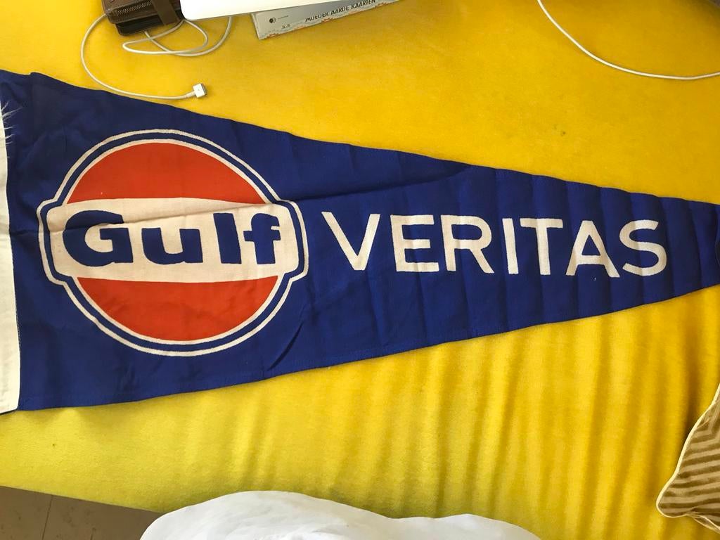 Gulf vlaggenwimpel, Ophalen of Verzenden, Gebruikt