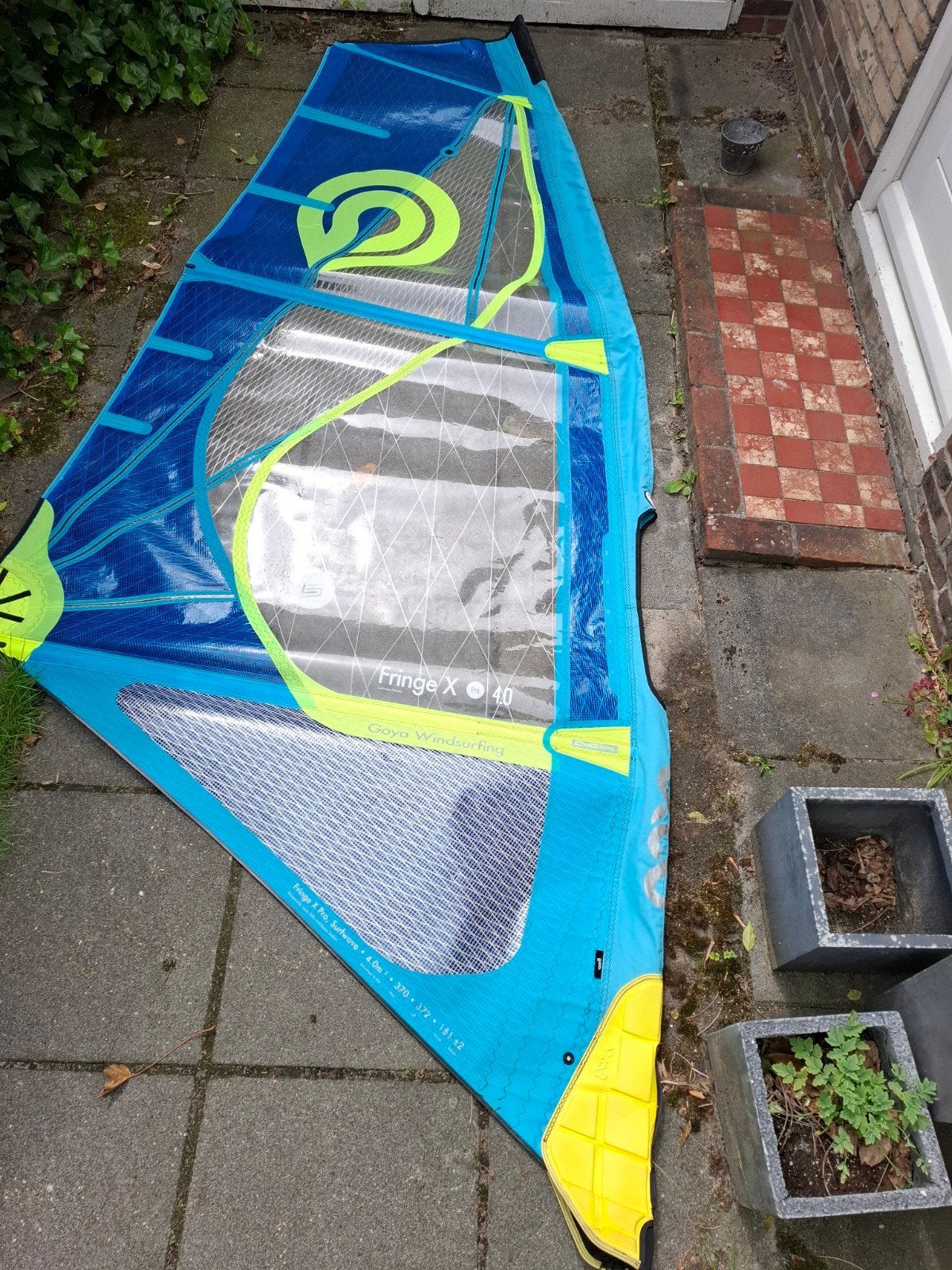 Goya Fringe X Pro 4.0m², Watersport en Boten, Windsurfen, 3.5 tot 5 m², Zeil, Ophalen, Overige merken