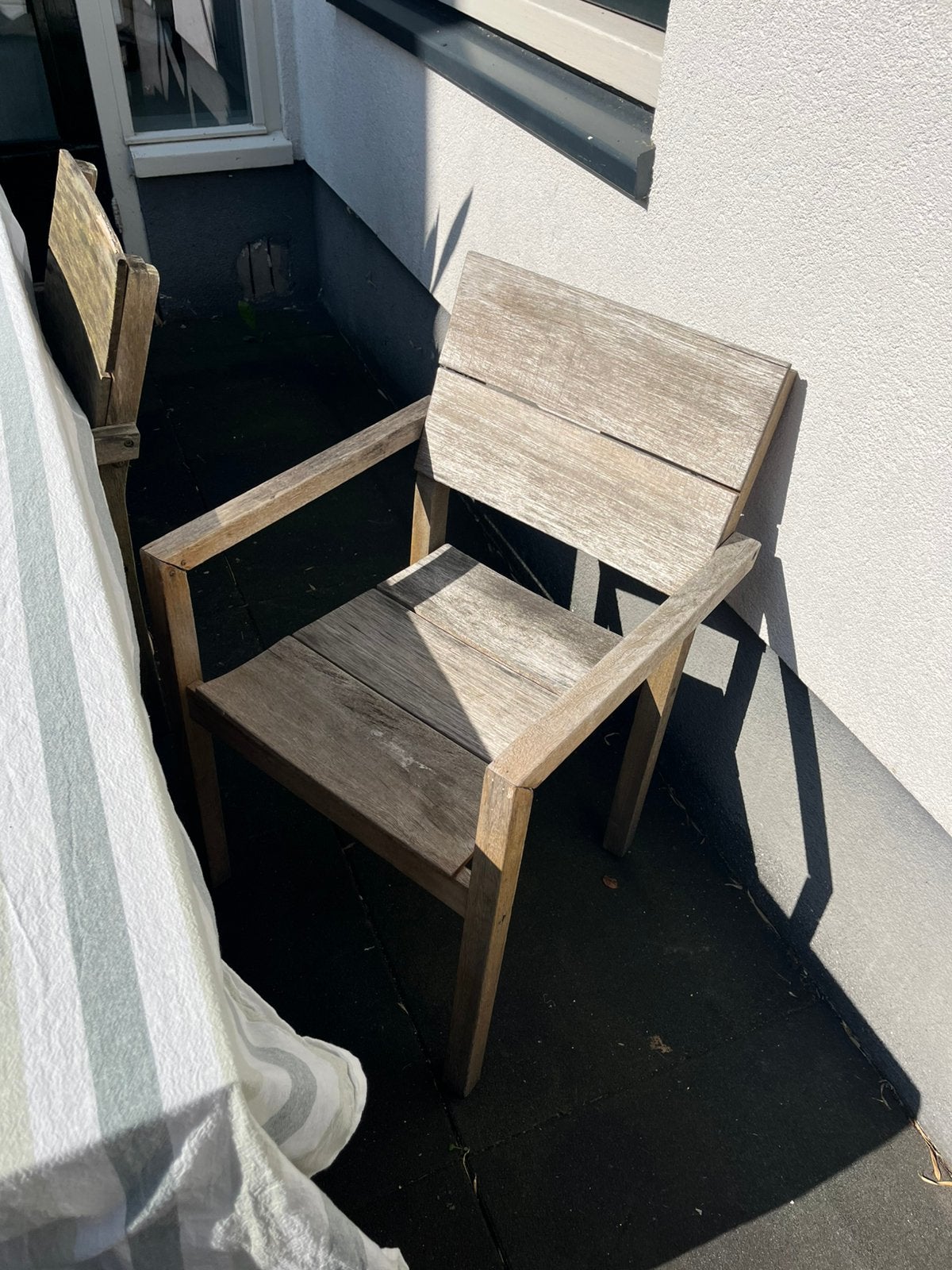 Gratis tuinstoelen, Ophalen of Verzenden, Gebruikt, Hout