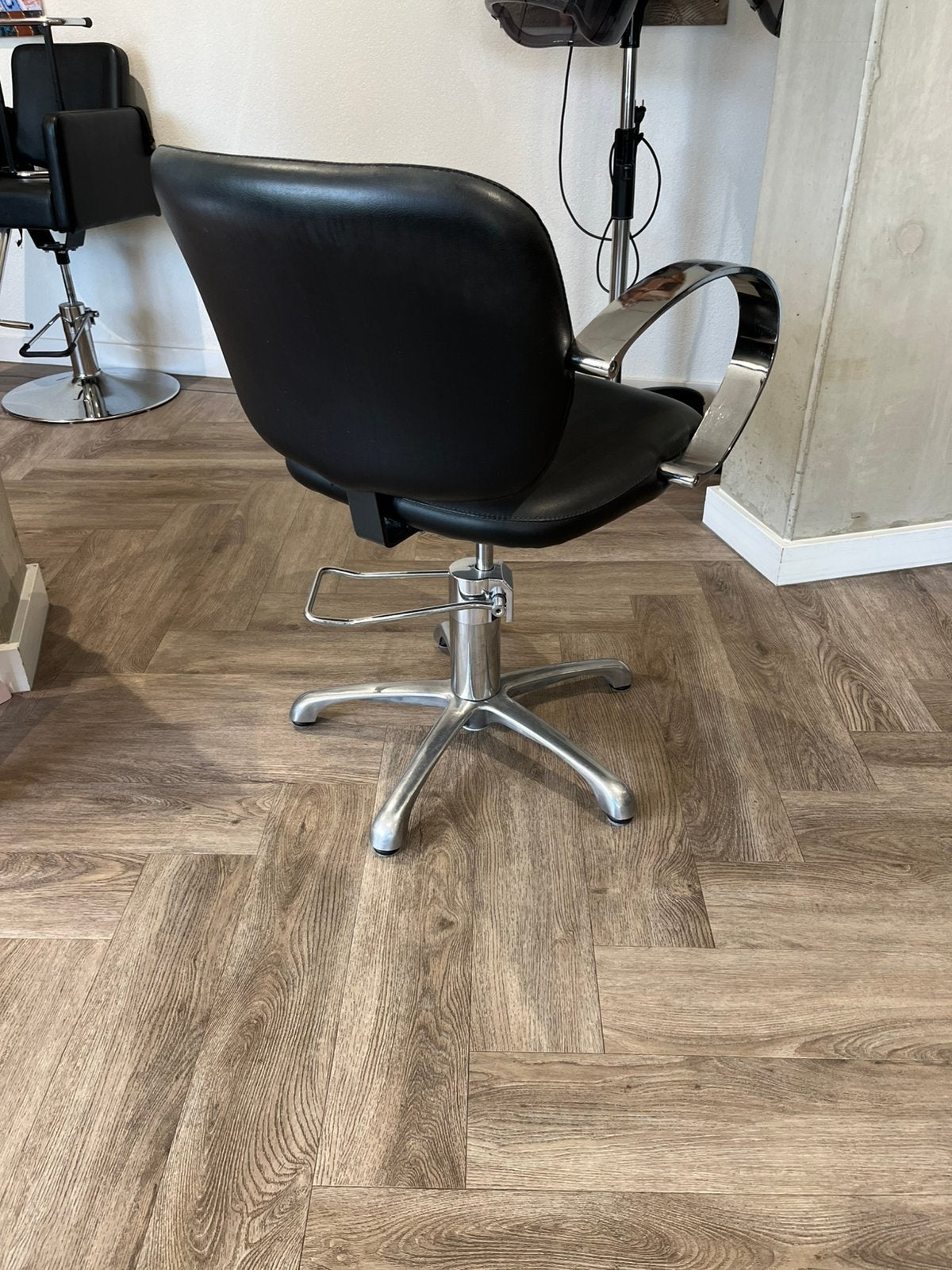 Kapperstoelen, Ophalen, Zwart, Modern, Metaal