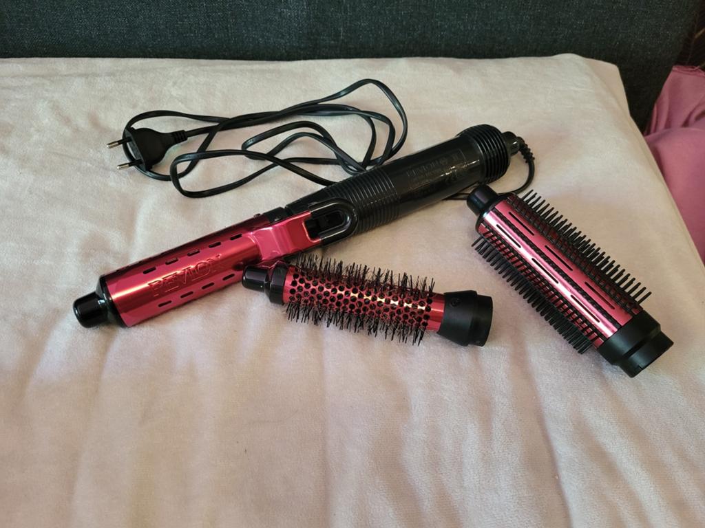 Revlon - Krultang met opzetborstels, Sieraden, Tassen en Uiterlijk, Uiterlijk | Haarverzorging, Ophalen of Verzenden, Zo goed als nieuw