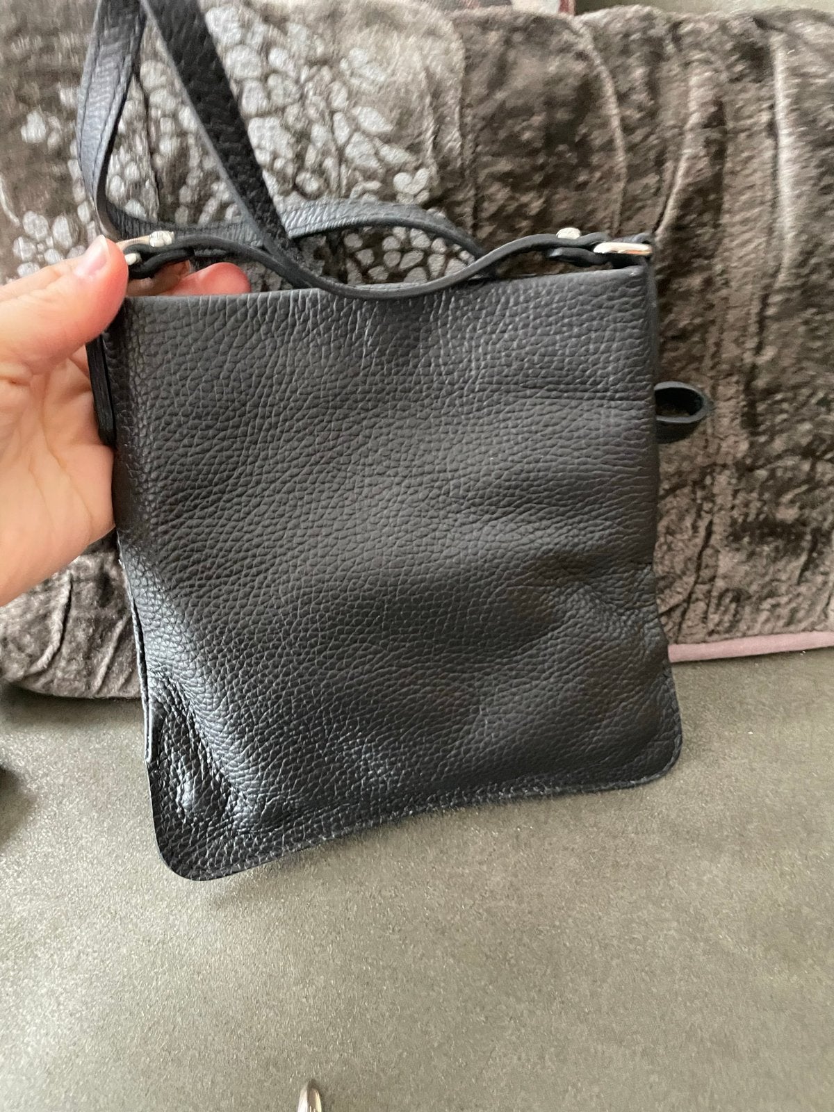 Gianni Chiarini Zwart Leren Schoudertasje nieuw, Sieraden, Tassen en Uiterlijk, Tassen | Damestassen, Ophalen of Verzenden, Nieuw