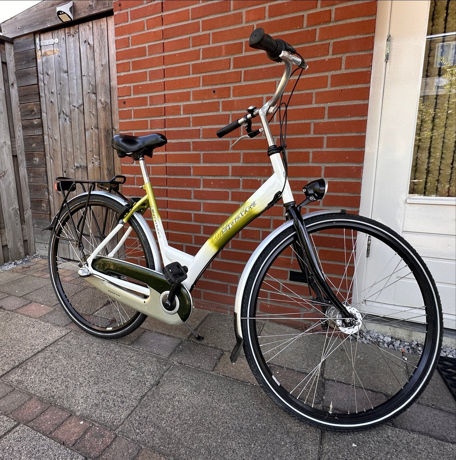 Sparta Marathon damesfiets 51cm, z.g.a.n. met 3 versn., Fietsen en Brommers, Ophalen, Sparta, Versnellingen, Zo goed als nieuw