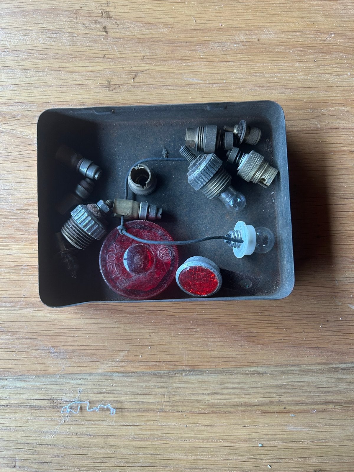 Oude fietslampjes en reflectoren, Ophalen of Verzenden, Gebruikt, Oldtimerfiets, Verlichting