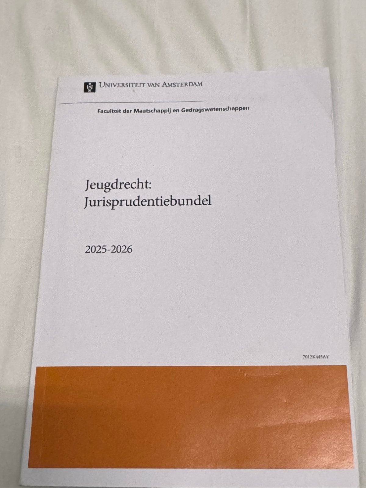 UvA Jeugdrecht Jurisprudentiebundel Minor Kinderrechten, Boeken, Ophalen, Gamma, Gelezen, WO