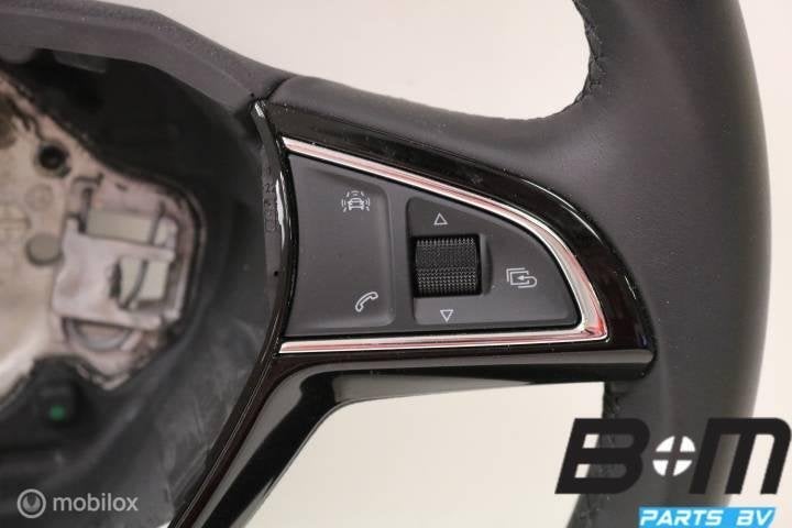 Multifunctioneel leder stuur Skoda Superb 3V0419091L, Gebruikt