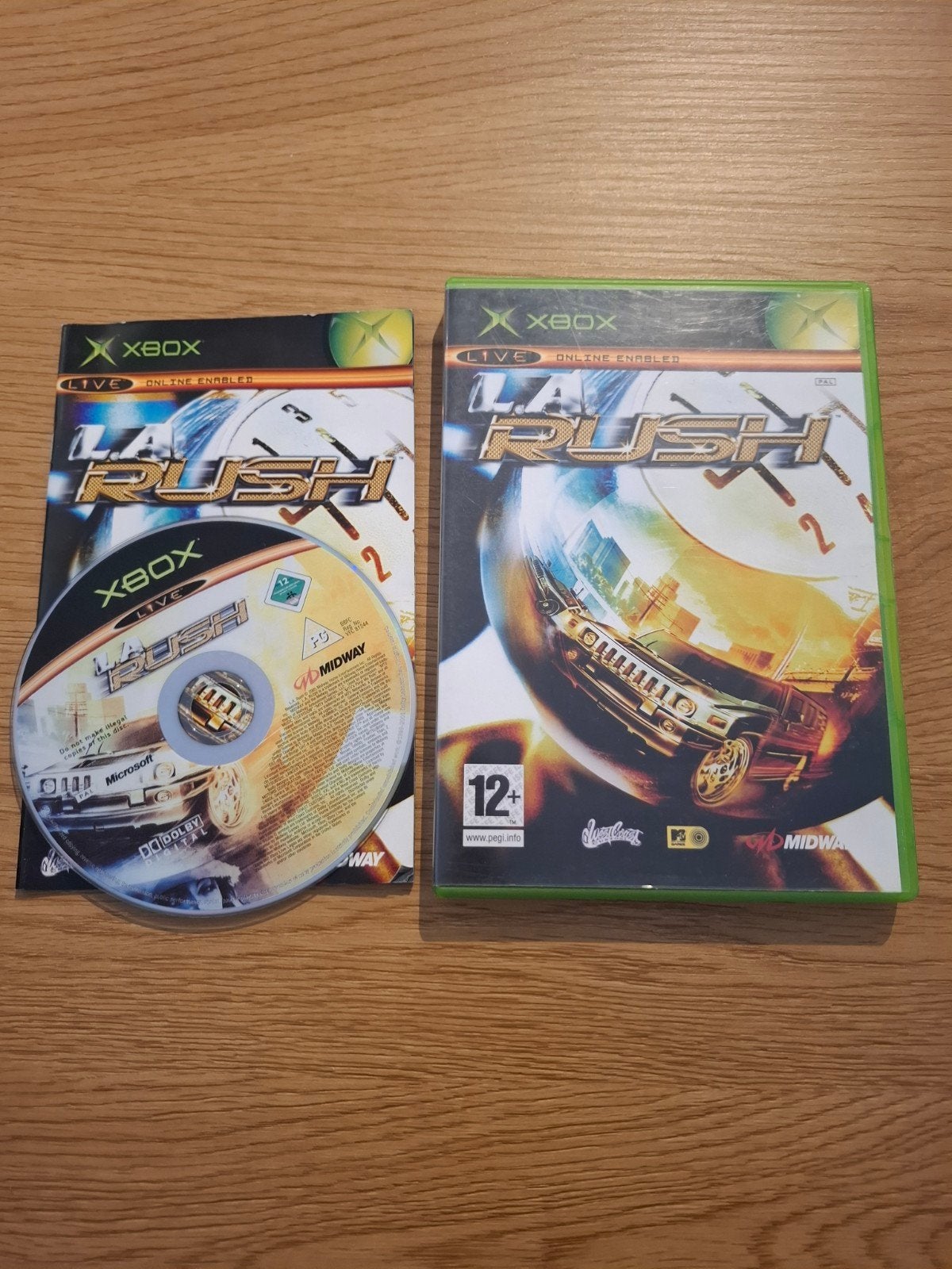 LA RUSH - Xbox (Origineel), Spelcomputers en Games, Games | Xbox Original, Gebruikt, 1 speler, Racen en Vliegen, Eén computer