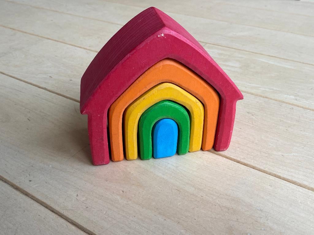 Grimm's huisjes, Kinderen en Baby's, Speelgoed | Houten speelgoed, Ophalen of Verzenden, Gebruikt