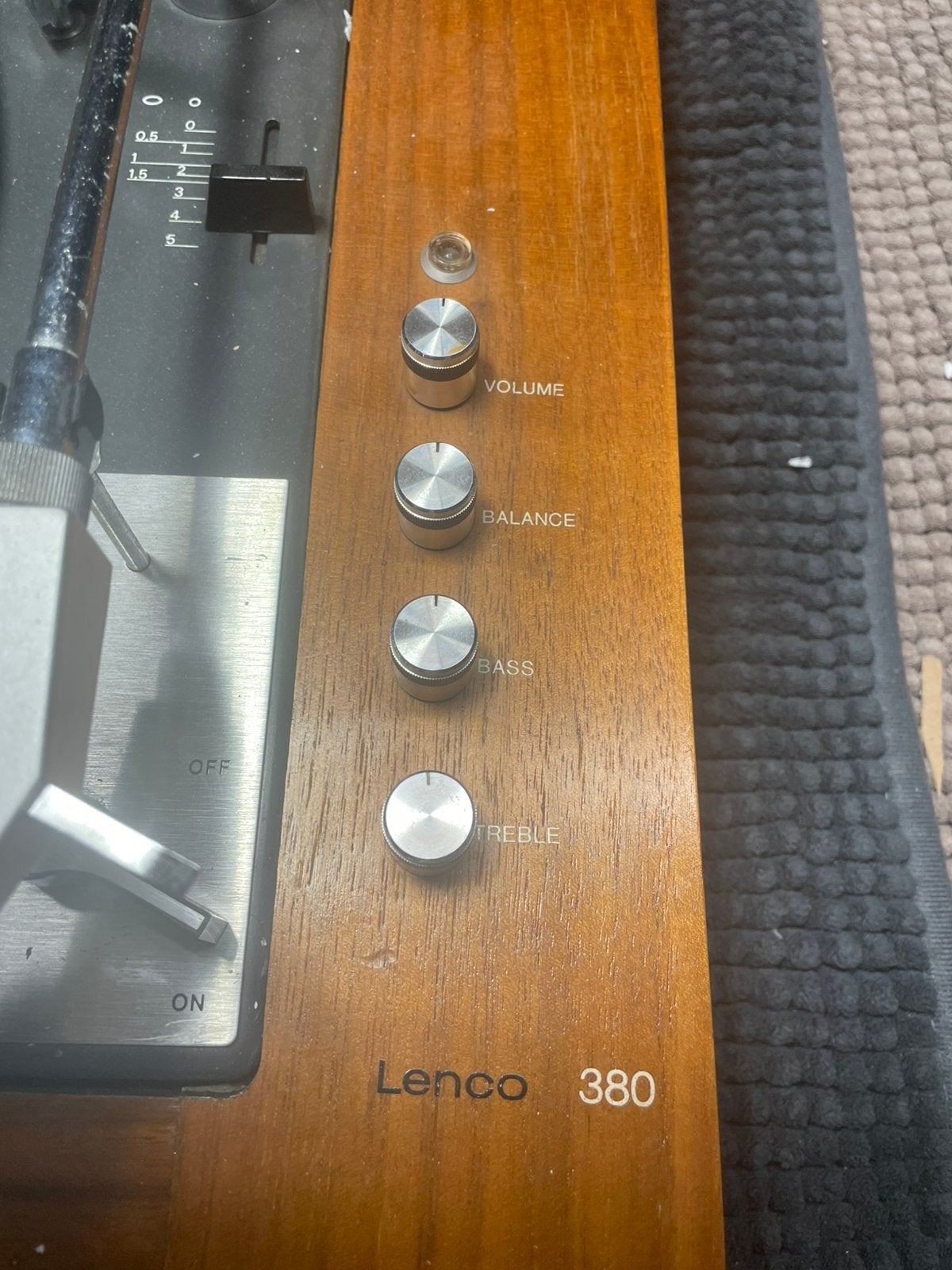 Lenco platenspeler type 380 defect zie beschrijving, Audio, Tv en Foto, Platenspelers, Ophalen, Niet werkend, Platenspeler, Overige merken