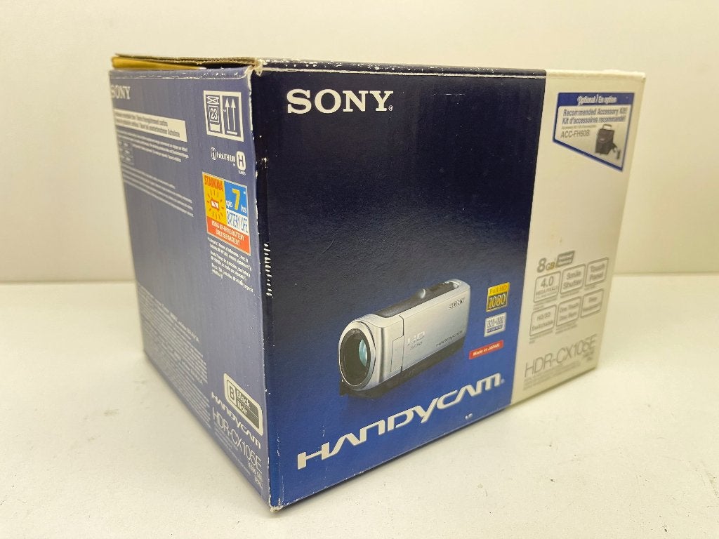 SONY HDR-CX105E Full HD + GP-AVT1 Shooting Grip + wide lens, Full HD, N, N, 20x of meer