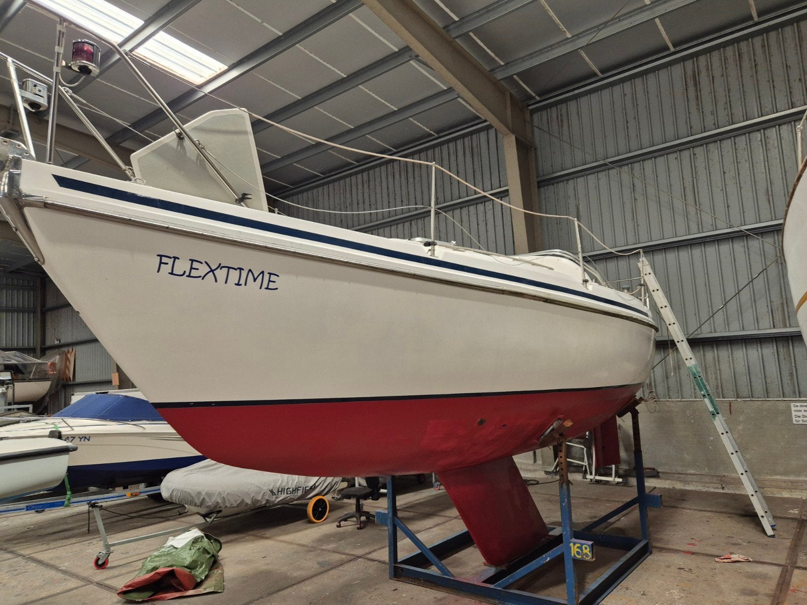 Contest 28 polyester klassiek zeiljacht., Watersport en Boten, Kajuitzeilboten en Zeiljachten, 9 m, Binnenboordmotor, Diesel, 20 pk