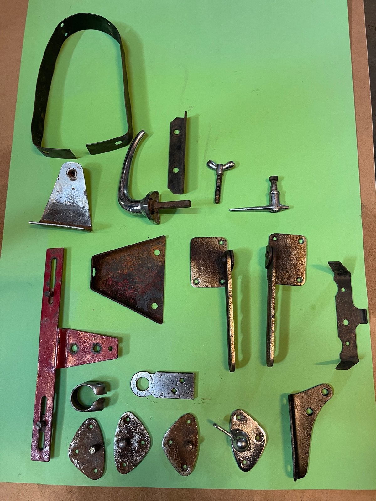 MG TD Spaakwiel Moeren en Diverse Onderdelen, Ophalen of Verzenden, Gebruikt, MG