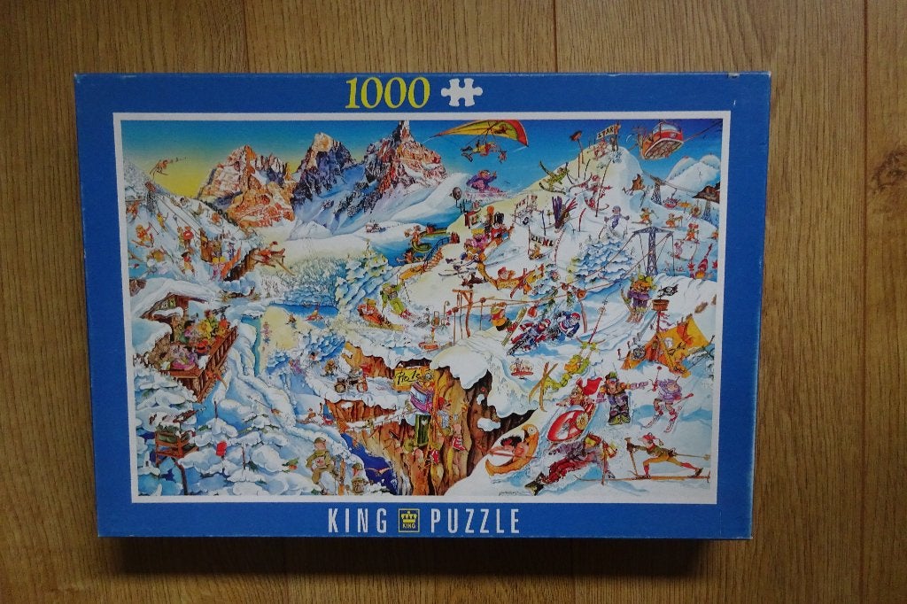 Leuke winterpuzzel 1000 stukjes , zgan, Hobby en Vrije tijd, Denksport en Puzzels, Ophalen of Verzenden, 500 t/m 1500 stukjes