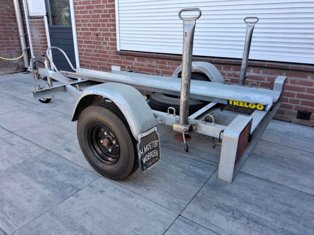 motoraanhanger motortrailer zgan, Ophalen, Gebruikt