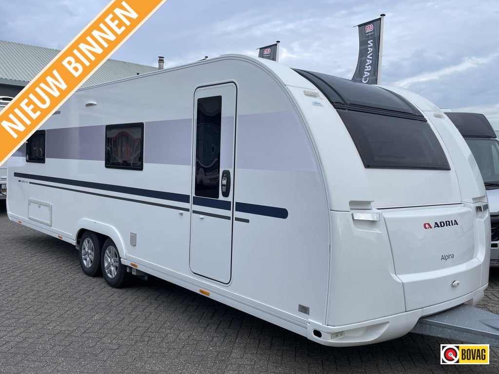 Adria Alpina 753 HT MOVER/SKYROOF/OVEN/VLOERVERWARMING, Caravans en Kamperen, Schokbreker, Rondzit, Bedrijf, Tot en met 3
