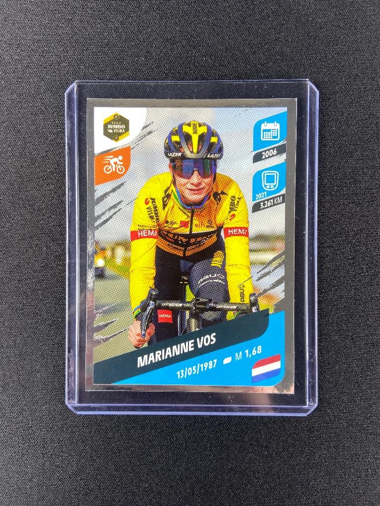 Marianne Vos Panini Tour de France 2022 Sticker Jumbo Visma, Verzenden, Zo goed als nieuw, Overige sporten, Poster, Plaatje of Sticker