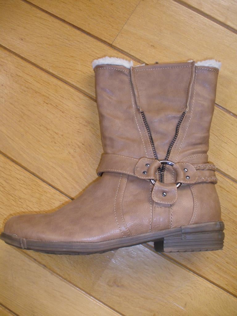 H3 Shoes laarzen midden bruin gevoerd maat 41 - nieuw -, Hoge laarzen, Bruin, Nieuw, Ophalen of Verzenden