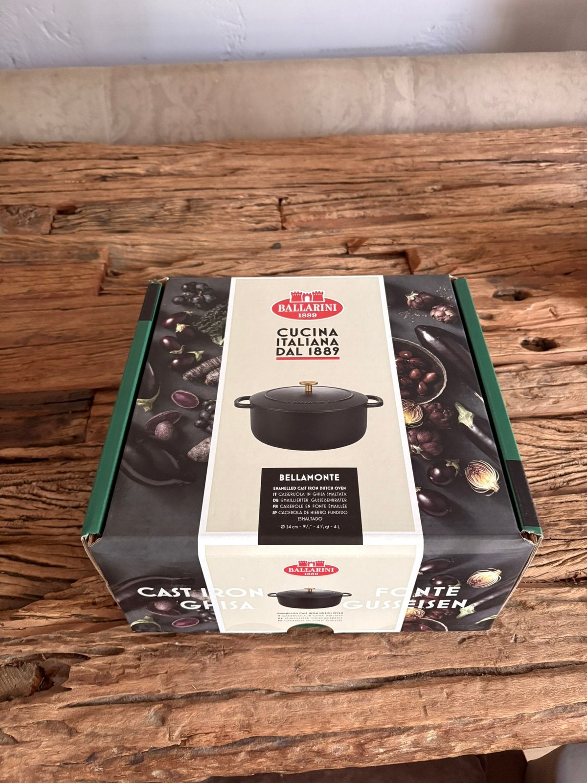 Ballarini Bellamonte zwarte gietijzeren braadpan NIEUW, Huis en Inrichting, Ophalen of Verzenden, Nieuw, Gietijzer