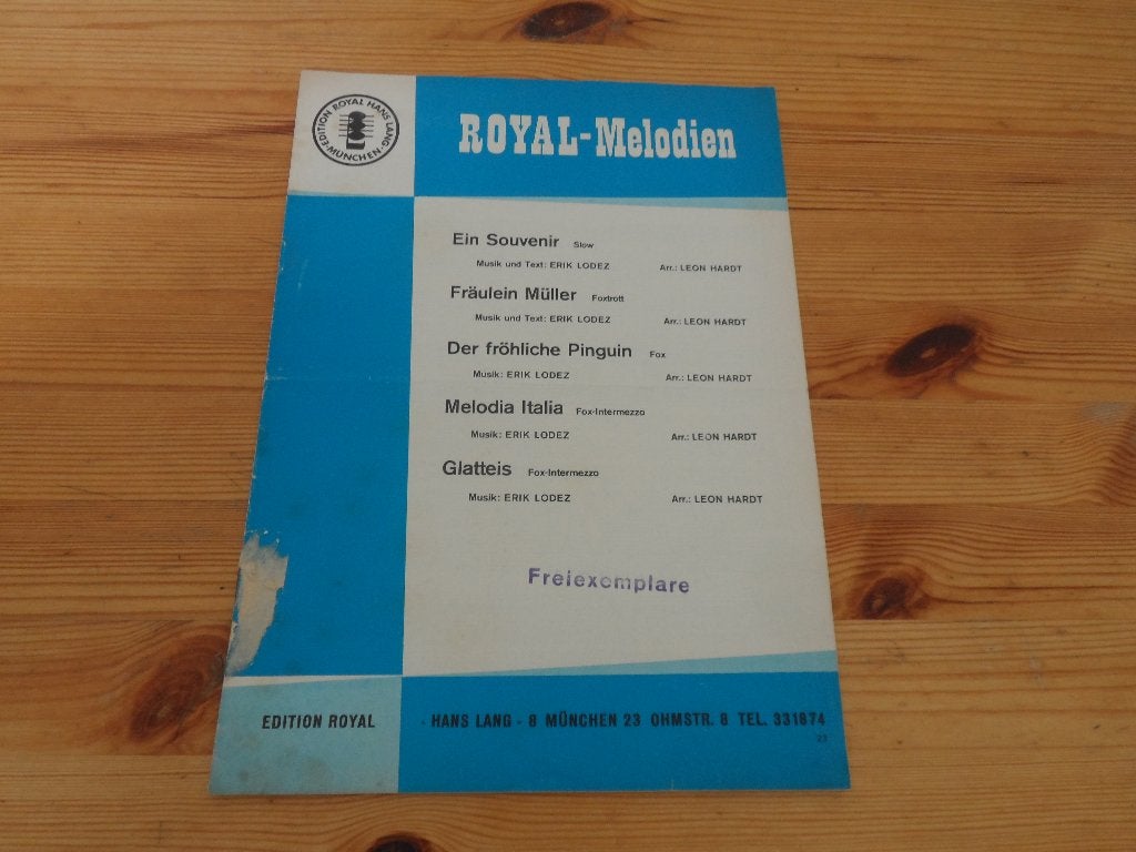 Royal melodien - leon hardt / friedrisch hantschel, Muziek en Instrumenten, Gebruikt, Gitaar, Ophalen of Verzenden, Artiest of Componist