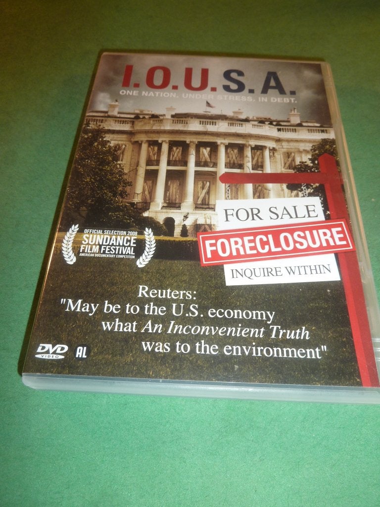 I.O.U.S.A. One nation Under stress In debt dvd, Alle leeftijden, Verzenden, Zo goed als nieuw