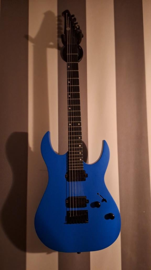 Spira gitaar in blauw, Ophalen of Verzenden, Nieuw, Solid body, Overige merken