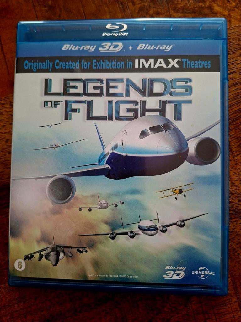 Legends of Flight Blu-ray 3D + Blu-ray, Cd's en Dvd's, Blu-ray, Ophalen of Verzenden, Zo goed als nieuw