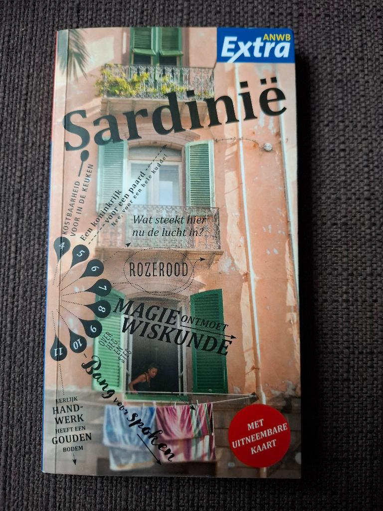 ANWB reisgids - Sardinië + kaart, Gelezen, Europa, Ophalen of Verzenden, Reisgids of -boek