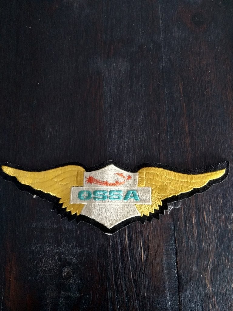 Motorembleem OSSA, Motoren, Ophalen of Verzenden, Zo goed als nieuw