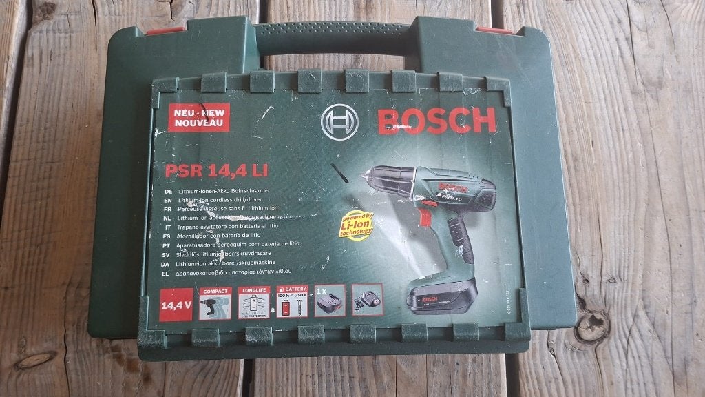 Bosch PSR.14.4 Li accuboormachine accuboor boormachine boor, Ophalen of Verzenden, Gebruikt, 400 tot 600 watt, Boormachine