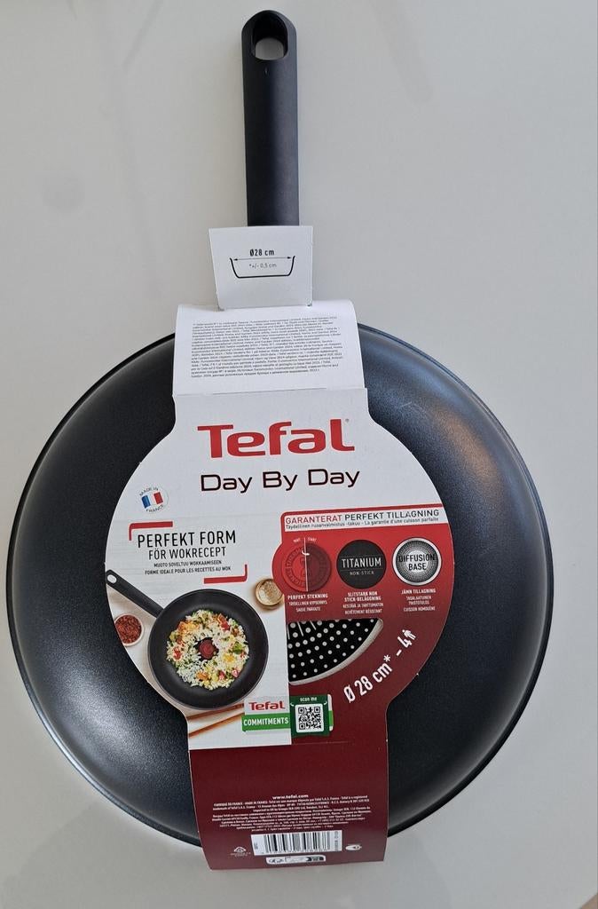 Wook Tefal New, Ophalen of Verzenden, Aluminium, Koekenpan of Braadpan