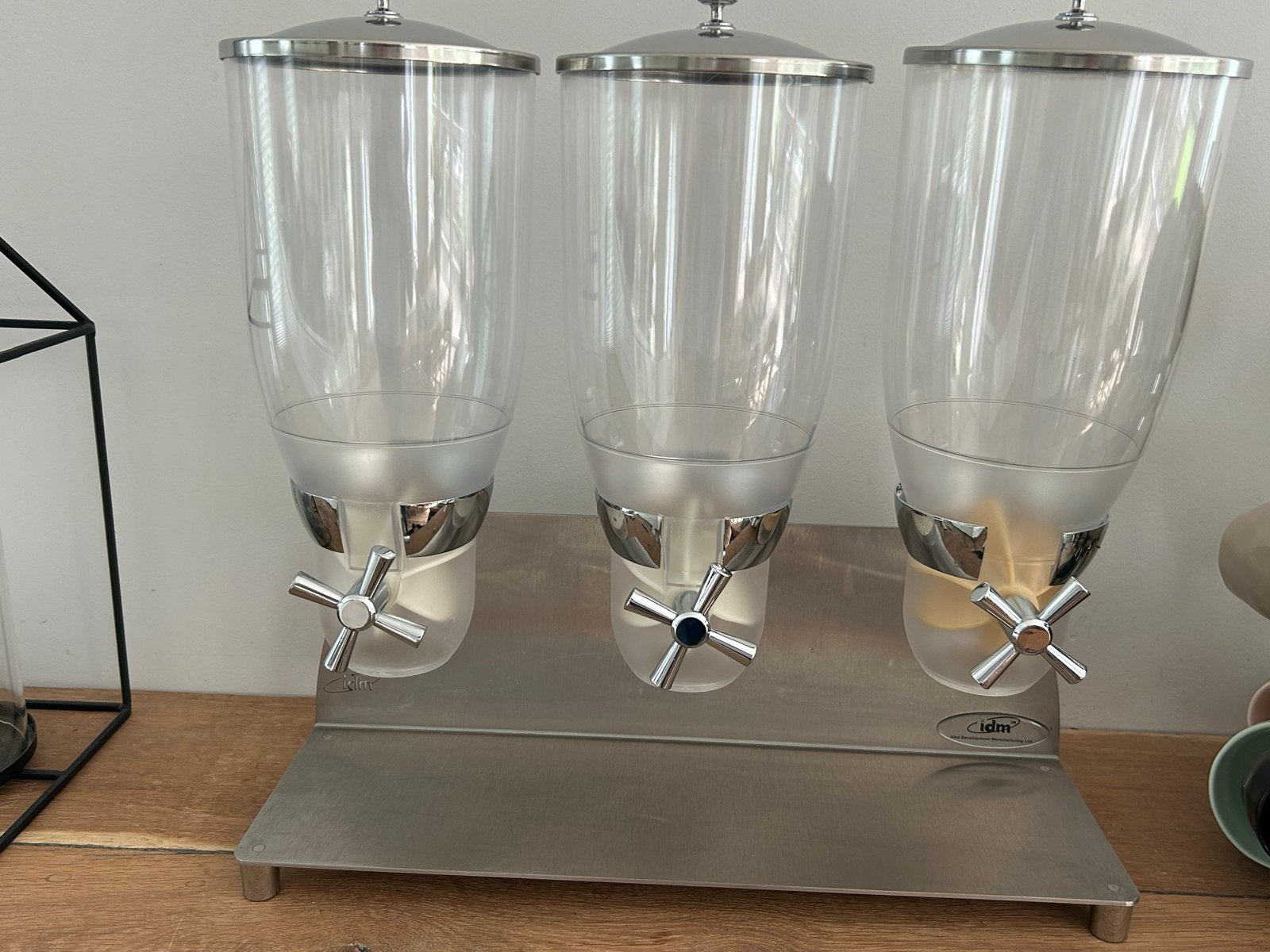IDM Triple Graan Dispenser - Perfect voor Ontbijtbuffet, Huis en Inrichting, Keuken | Keukenbenodigdheden, Ophalen of Verzenden