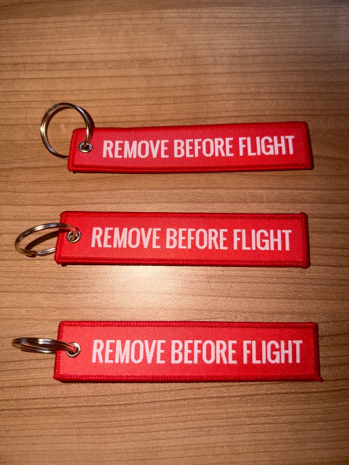 3x Remove Before Flight Sleutelhanger - Vliegtuig Sleutelhan, Verzamelen, Ophalen, Nieuw, Transport