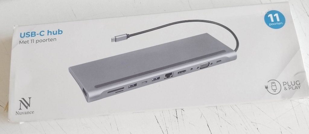 USB-C hub, Docking station, Harde schijf, Nieuw, Ophalen of Verzenden