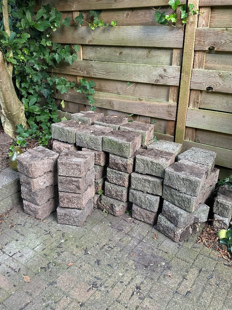 Gratis stenen, Ophalen, Gebruikt, Beton, Klinkers