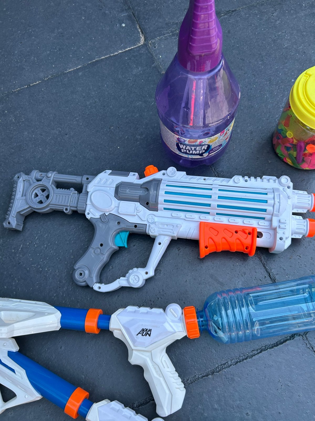 Waterpistolen, waterpomp en snorkelset, Kinderen en Baby's, Ophalen, Gebruikt