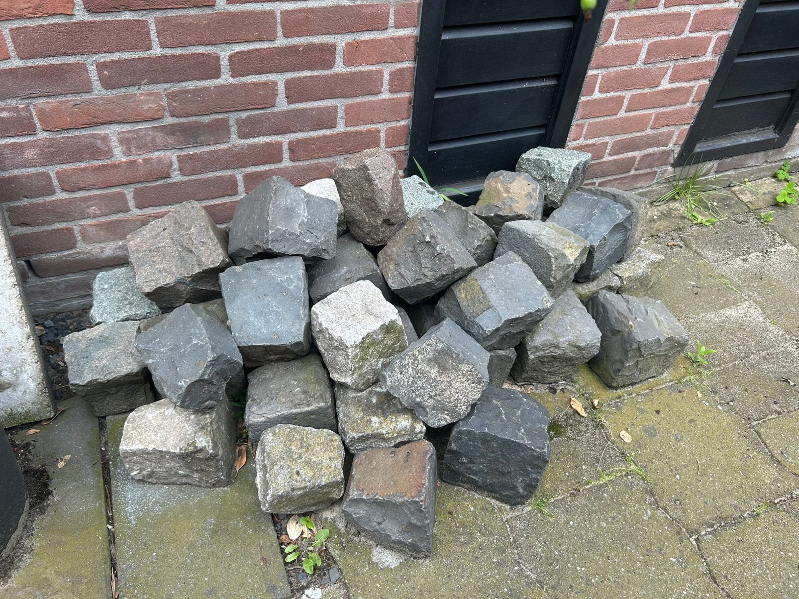 Gratis Graniet keien / stenen, Ophalen, Gebruikt, Graniet, Kei