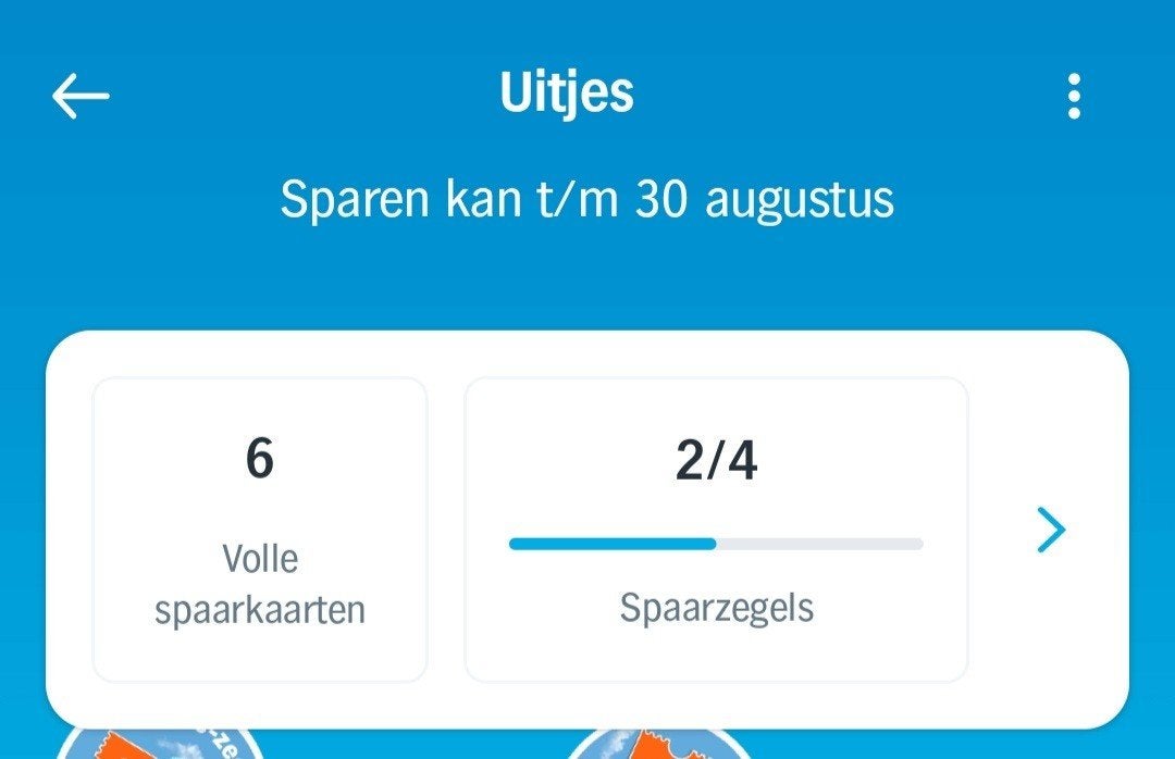6 digitale AH sp.krt. uitjeszegels 2e kaartje gratis. P.stuk, Verzamelen, Supermarktacties, Albert Heijn, Ophalen