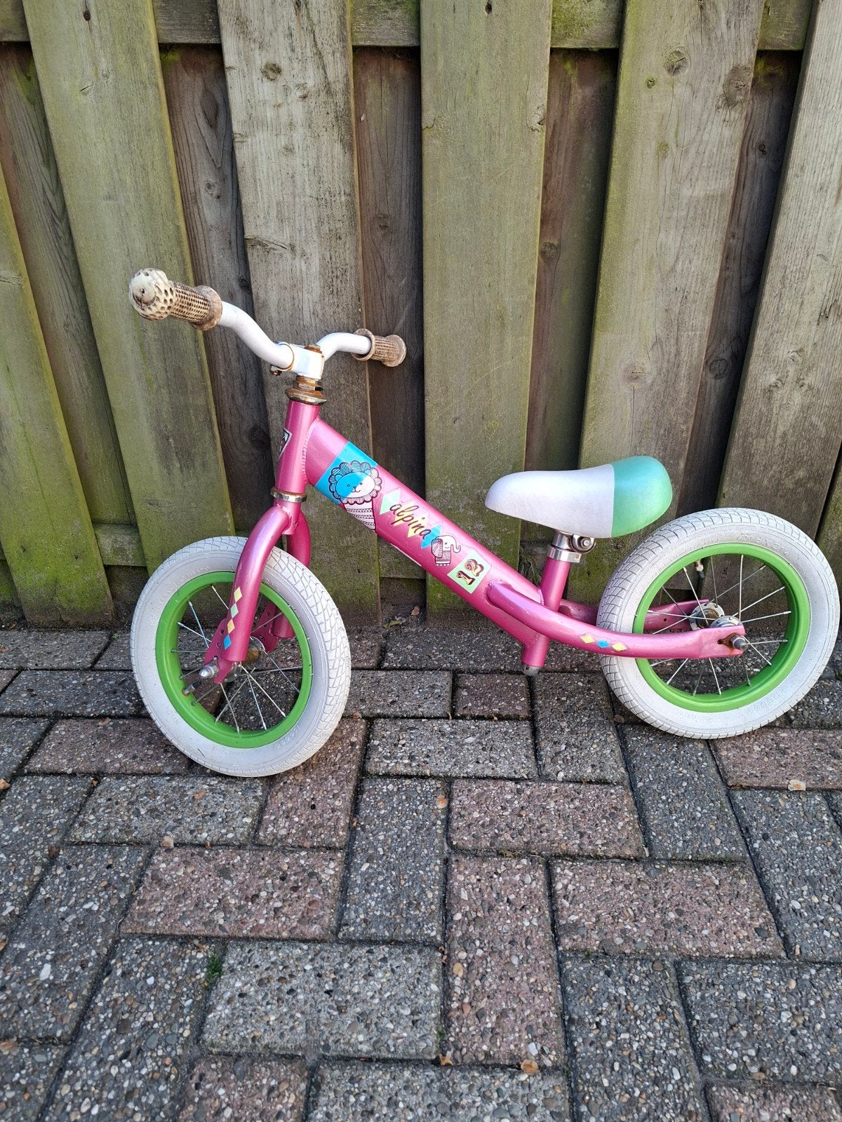 Loopfietsje, Ophalen, Loopfiets