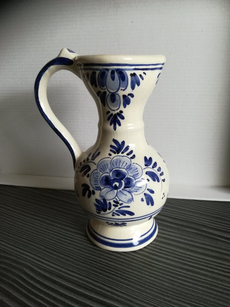 Delfts blauw aardewerk vaas vaasje kannetje, Ophalen of Verzenden